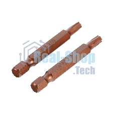 Бита EDGE by PATRIOT T25, сталь S2, длина 50 мм, 2шт в блистере