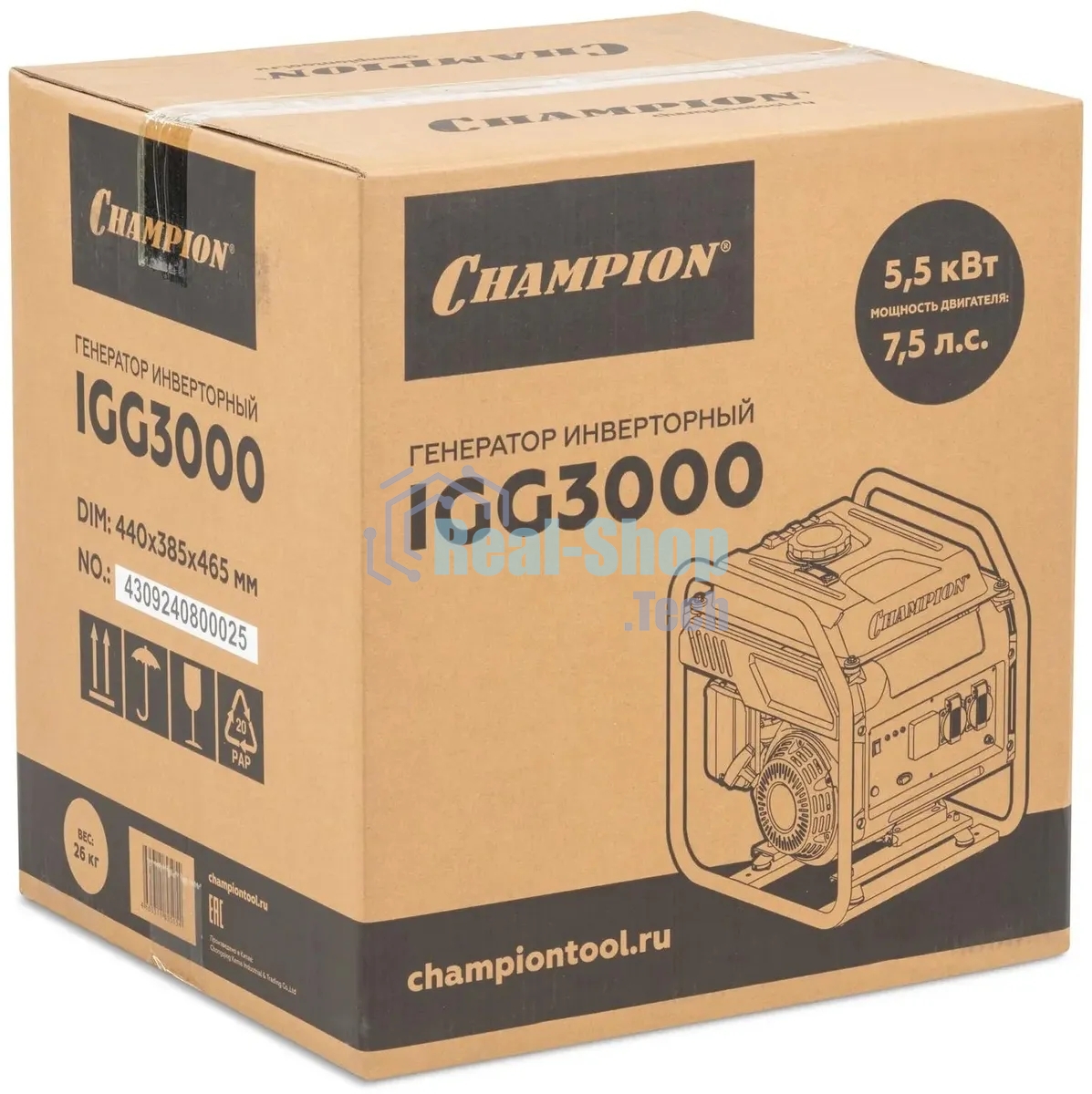 Генератор Champion IGG3000 2.9кВт