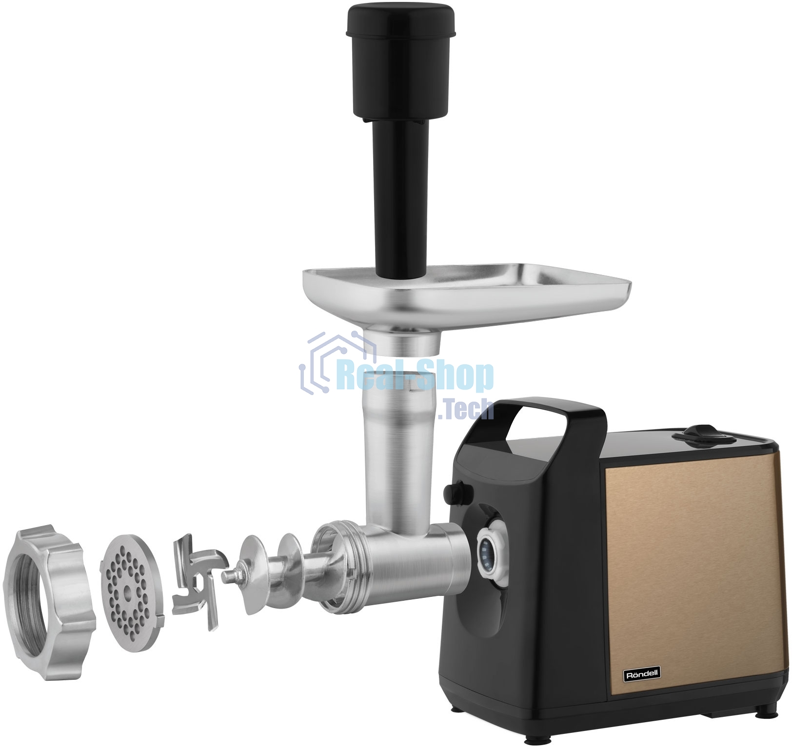 Мясорубка электрическая Rondell RDE-1457 2200Вт коричневый/черный