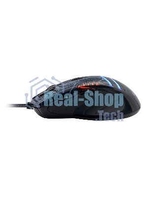 Мышь проводная GMNG XM007 черный/красный, 10000 dpi, USB, кнопки - 7