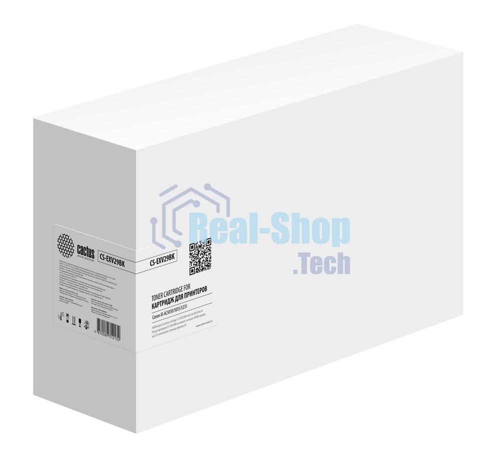 Картридж лазерный Cactus CS-EXV29BK черный (36000 стр.) для Canon iR-AC5030/5035/5235/5240