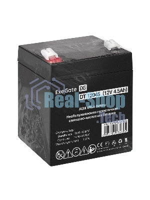 Аккумуляторная батарея ExeGate DT 12045 (12V 4.5Ah, клеммы F2)