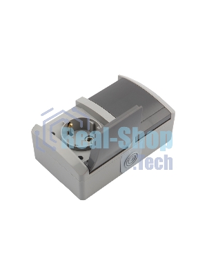 Блок из 2 розеток горизонтальный Kranz INDUSTRIAL открытой установки с заземлением, керамика, IP54 серый