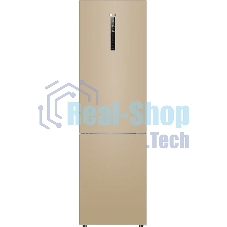 Холодильник Haier C2F637CGGU1 золотистый, двухкамерный, 278/108л, морозилка снизу, No Frost