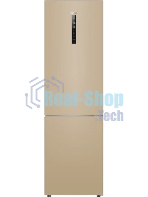 Холодильник Haier C2F637CGGU1 золотистый, двухкамерный, 278/108л, морозилка снизу, No Frost