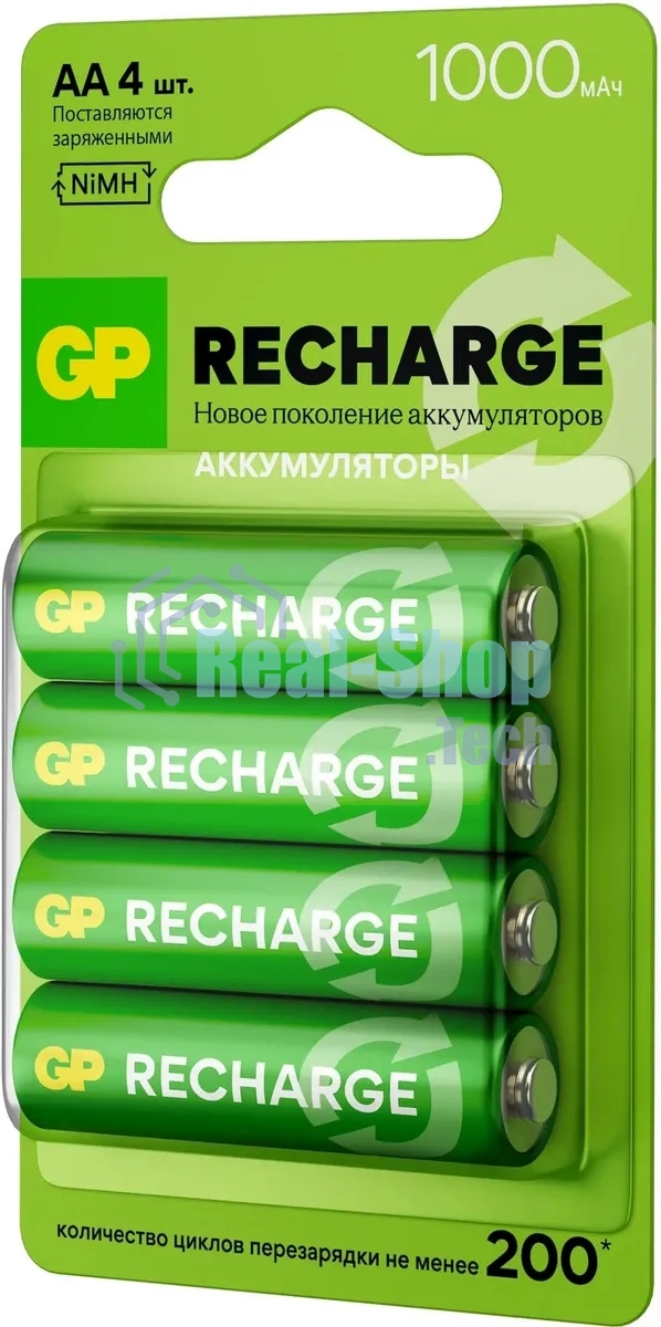 Аккумулятор GP Smart Energy AA NiMH 1000mAh (4шт)
