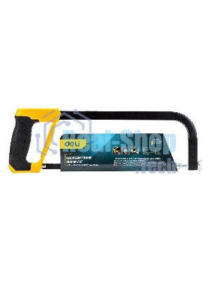 Ножовка по металлу Deli DL353712 300мм Режущая кромка Cr-V с высокочастотной термообработкой. Двухкомпонентная ручка.