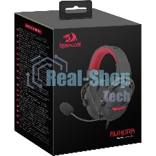 Гарнитура Redragon Aurora чёрный, проводная, USB