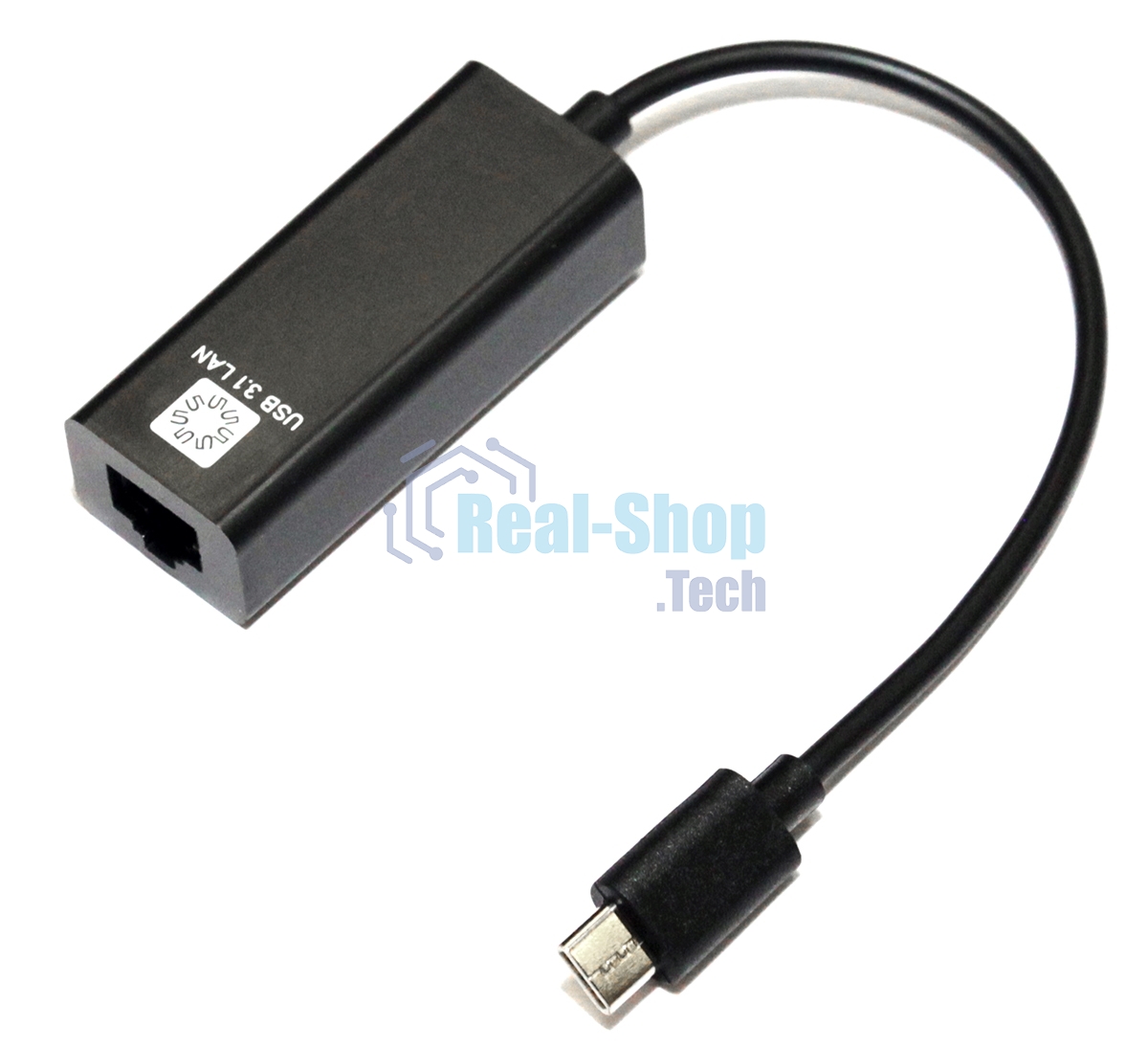 Кабель-адаптер 5bites UA3C-45-08BK USB3.1, RJ45 100MB, черный