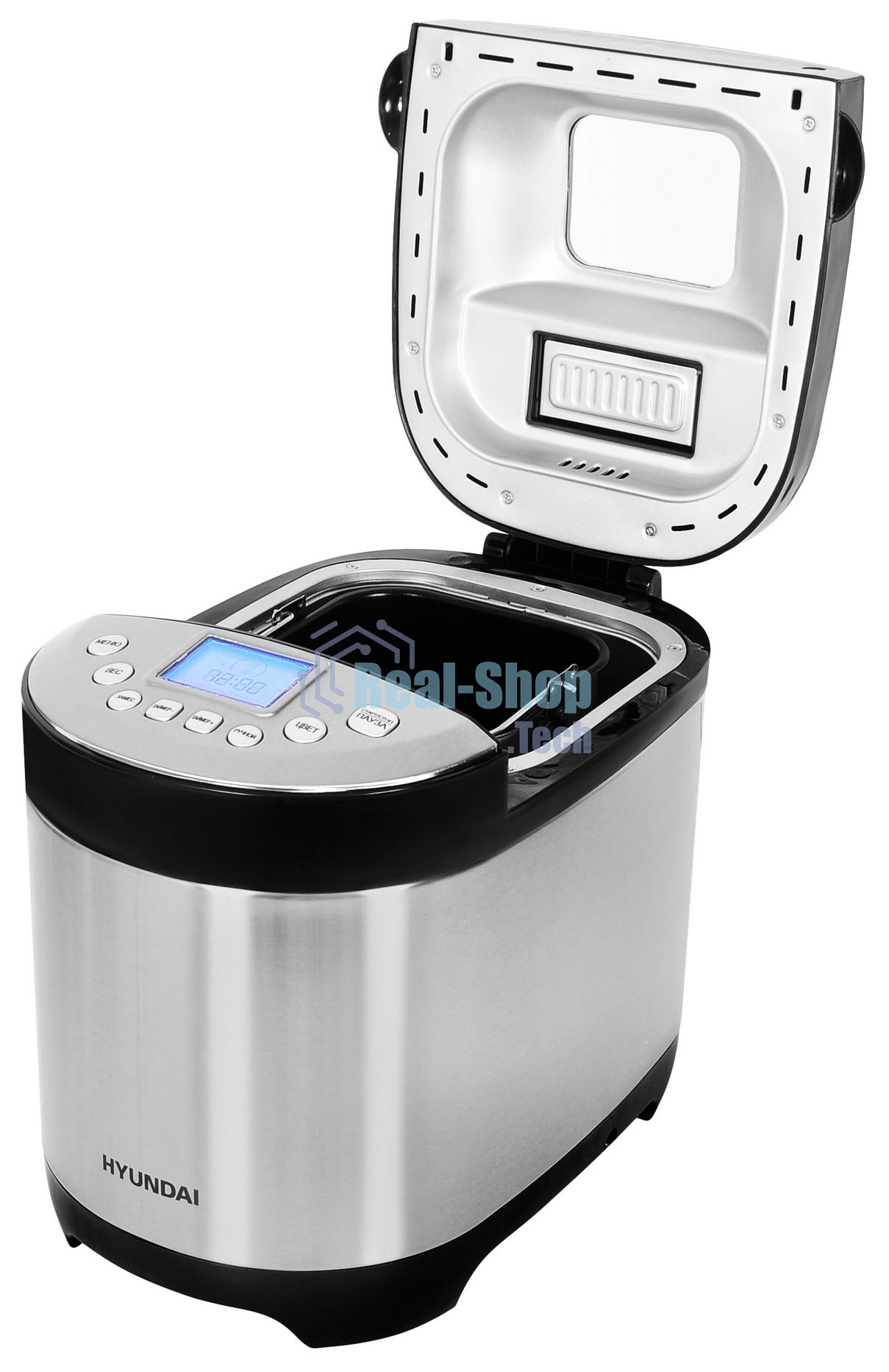 Хлебопечка Hyundai HYBM-4081 550Вт черный/серебристый