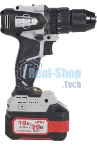 Дрель-шуруповерт аккумуляторная ИНТЕРСКОЛ DAU-13/36V 50