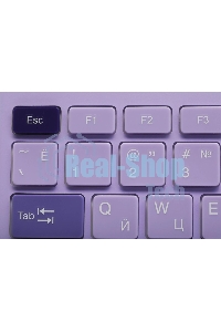 Комплект клавиатура + мышь Acer OCC205 беспроводной USB, 1200 dpi, фиолетовый