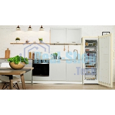 Морозильная камера Indesit DSZ 5175 E, бежевый, 261 л, 4 ящика