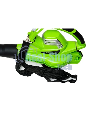 Воздуходувка-пылесос садовый электрический Greenworks BL3000, 220 В, 3000 Вт 2406507