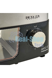 Мясорубка электрическая DELTA LUX DE-602MS черная нерж, НАСАДКА ДЛЯ ТОМАТА, 3600 Вт, (4)