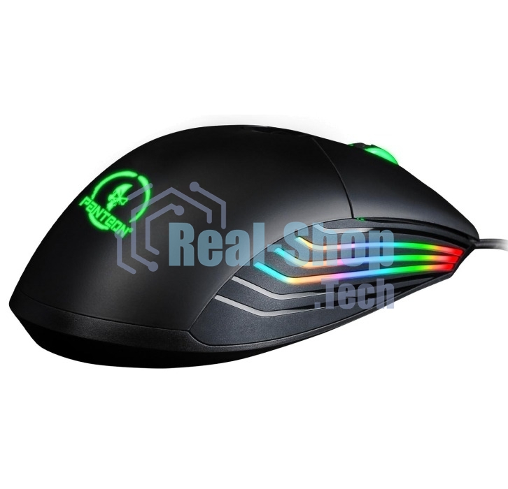 Мышь проводная Jet.A Panteon PS120 черный, 6200 dpi, USB, кнопки - 8