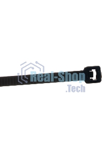 Нейлоновые стяжки Fortisflex КСС 4х250 мм черный 100 штук