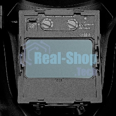 Щиток защитный лицевой (маска сварщика) Denzel F9, см. окно 100x60, Real Color, DIN 4-8/9-13