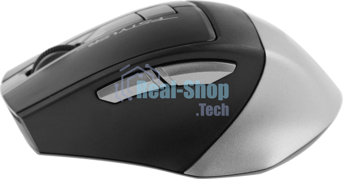 Мышь беспроводная A4Tech Fstyler FG35 серый/черный, 2000 dpi, радиоканал, USB, кнопки - 6