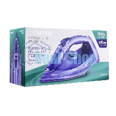Утюг Centek CT-3300 фиолетовый, 2800 Вт, 60 г/мин, 190 г/мин, 600 мл