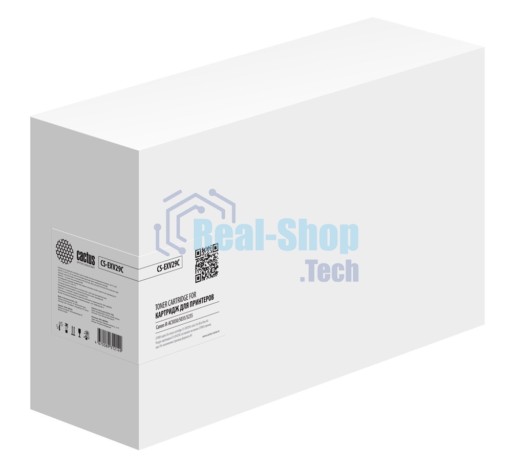 Картридж лазерный Cactus CS-EXV29C голубой (27000 стр.) для Canon iR-AC5030/5035/5235/5240