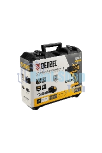 Винтоверт ударный аккумуляторный бесщет Denzel CID-IB-200 18В Li-Ion