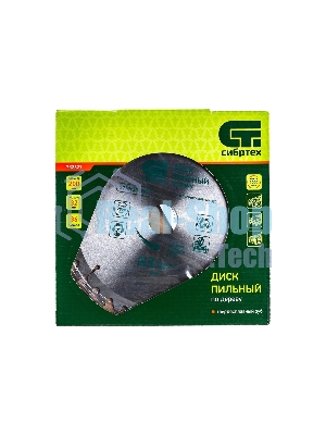 Пильный диск по дереву Сибртех, ф210 х 30 мм, 36 зубьев