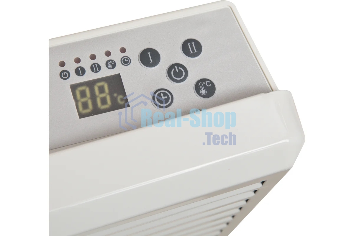 Конвектор Oasis EK-10 белый, 1000 Вт, 15 м2, термостат, дисплей