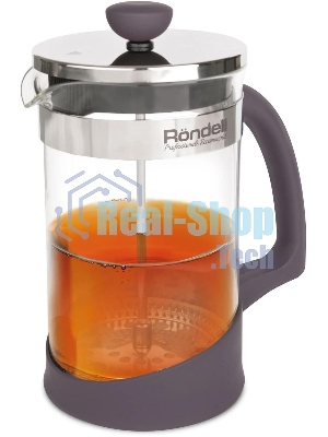 Френч-пресс Rondell Akzent RDS-938, 1 л, стальной