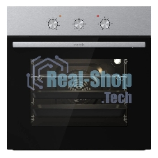 Встраиваемый духовой шкаф электрический Gorenje BO6727E03NX, черный/серебристый