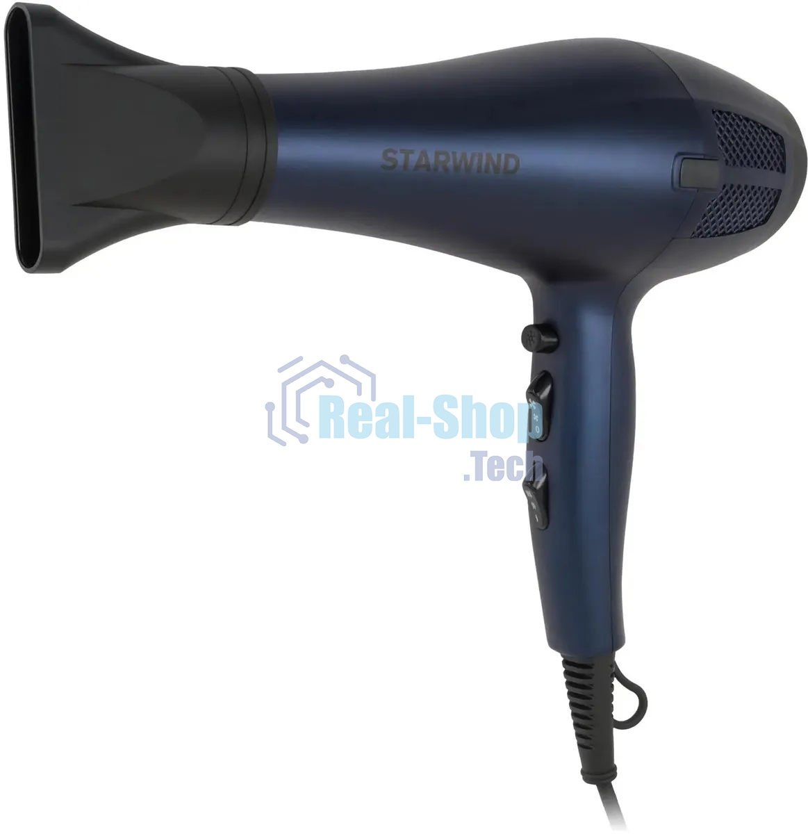 Фен Starwind SHD 7078 2000Вт синий матовый/черный