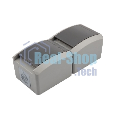 Блок из 2 розеток вертикальный Kranz INDUSTRIAL открытой установки с заземлением, IP54 серый