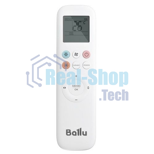 Внутренний блок сплит-системы Ballu Defender BSHI/in-12HN8 инвертор, 12000 BTU, 35 м², 21 дБ, охлаждение, обогрев, осушение, белый