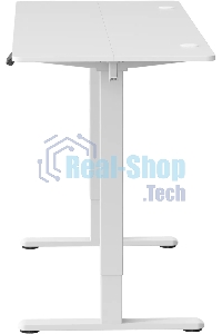 Стол компьютерный Cactus CS-EDL-WWT столешница ДСП, белый каркас белый