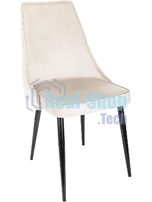 Стул для дома Бюрократ CH-K4 бежевый Holland 06 металл черный на ножках