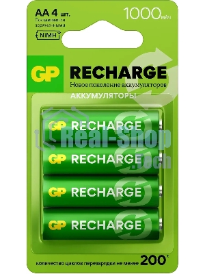 Аккумулятор GP Smart Energy AA NiMH 1000mAh (4шт)