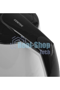 Чайник электрический Centek CT-0025 белый, металл 1.8 л, 2000 Вт, двойные стенки, кнопка вкл. на ручке