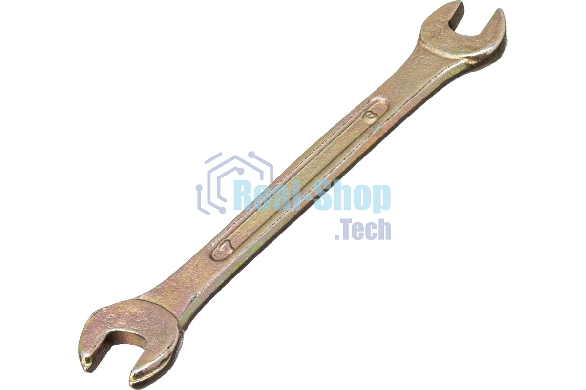 Ключ рожковый Сибртех, 6 х 7 мм, желтый цинк