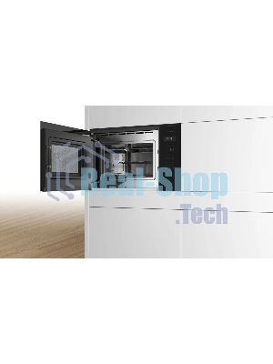 Микроволновая печь встраиваемая Bosch BEL454MB1F 6 Series, 900Вт,LED-display,AutoPilot 8, 25 л, гриль, черный, 382x594x388 мм