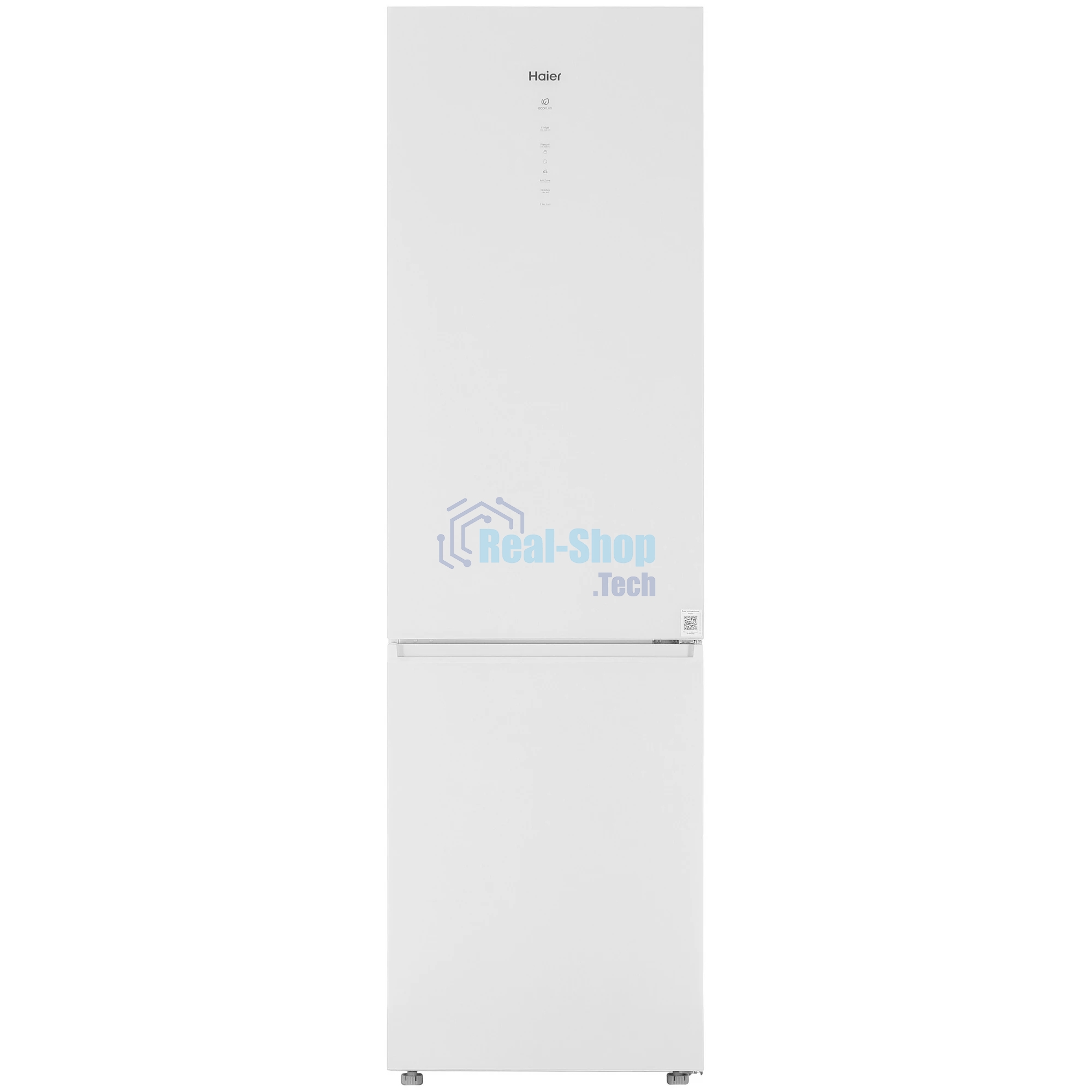 Холодильник Haier C4F640CGWGU1 белый двухкамерный 285/115л морозилка снизу, No Frost