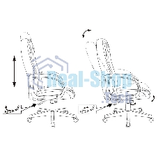 Кресло руководителя Бюрократ T-898AXSN темно-синий 38-416, крестовина пластик