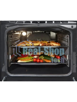 Плита электрическая Gorenje GEC5A12SG серый/черный стеклокерамика (без крышки)