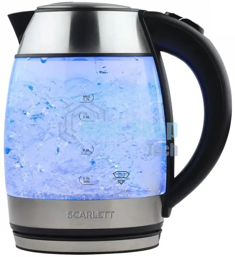 Чайник электрический Scarlett SC-EK27G94 нержавеющая сталь