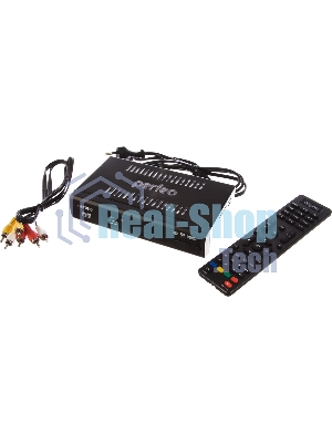 Приставка Perfeo (PF-A4412) LEADER DVB-T2/C для цифр.TV, Wi-Fi, IPTV, HDMI, 2 USB, DolbyDigital, пульт ДУ