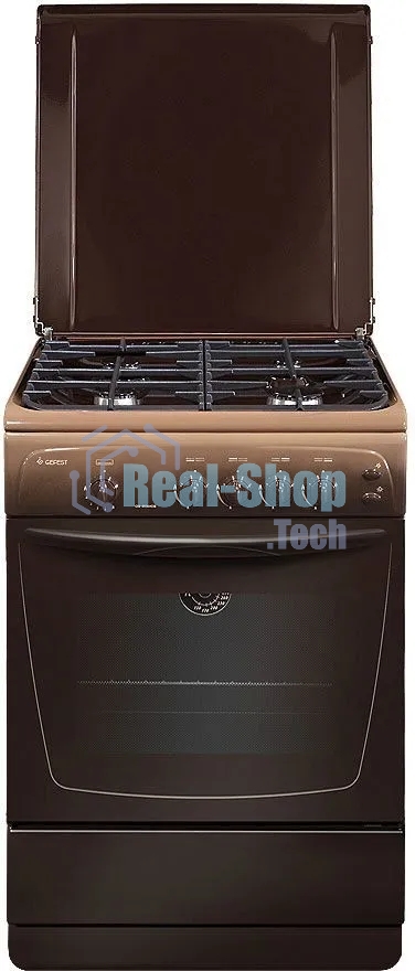 Плита газовая Gefest CG 60MC6 K83 коричневый, конфорок 4 шт, духовка 63 л, 60 см x 85 см x 60 см