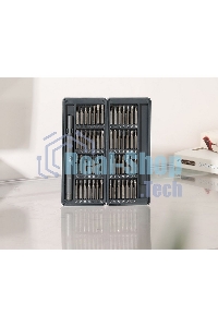 Набор прецизионных отверток Deli DL241057 (отвертка + 56 бит), сталь S2 + Cr-V