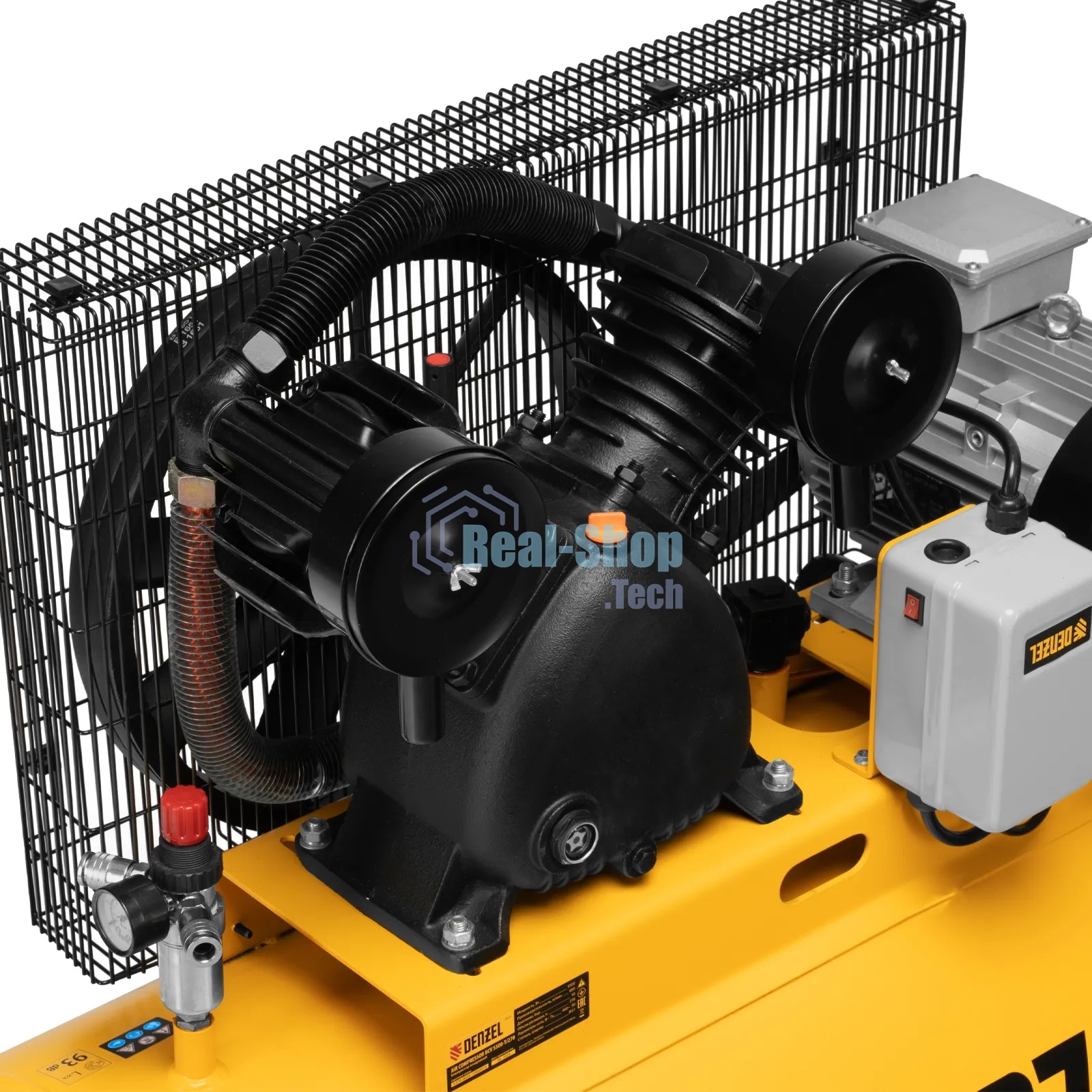 Компрессор воздушный Denzel рем. привод BCV 5500-T/270, 5,5 кВт, 270 литров, 850 л/мин