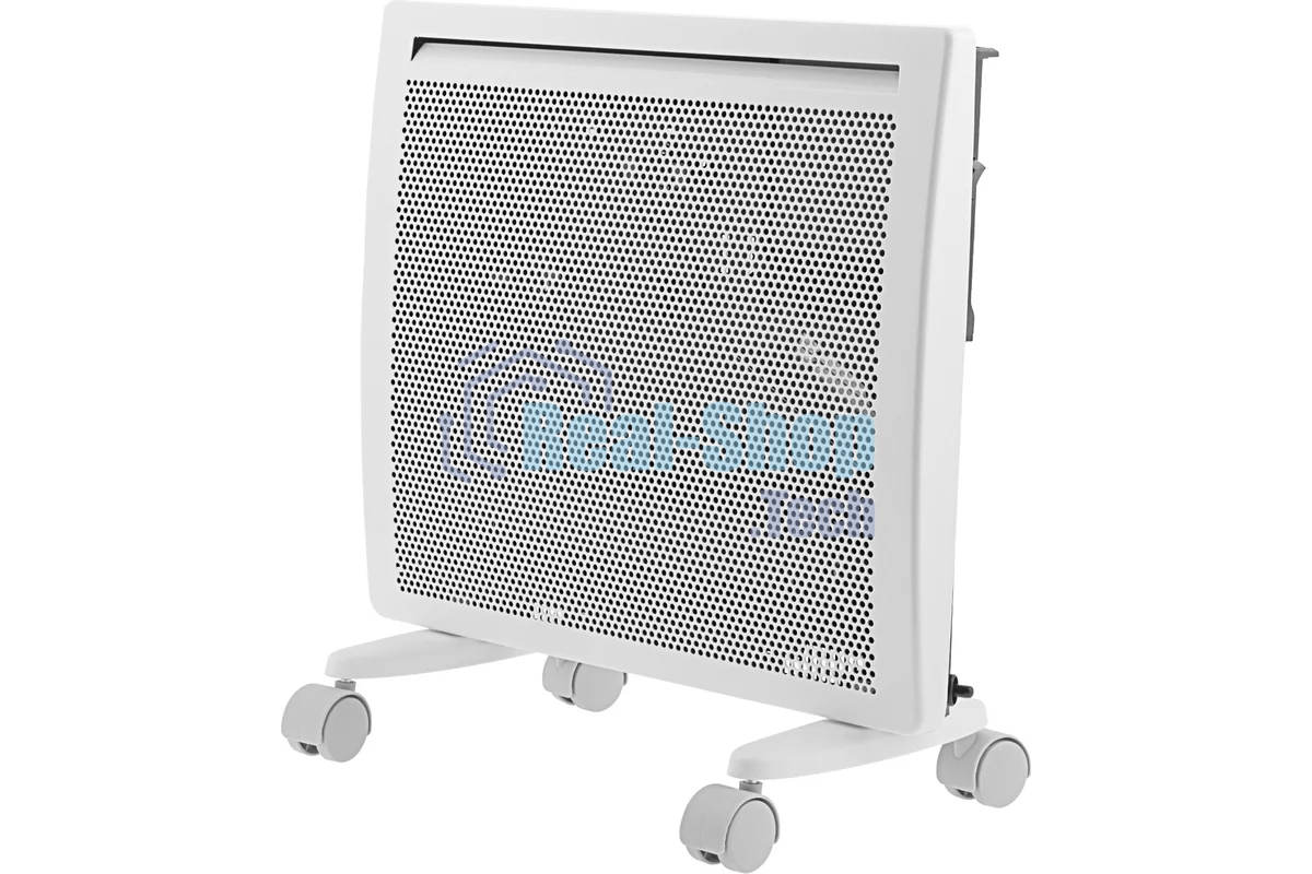 Конвектор гибридный Denzel HybridX-1000 белый, 1000 Вт, 20 м2, термостат, дисплей