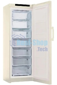 Морозильная камера Indesit DFZ 5175 E, бежевый, 250л, 5 ящиков