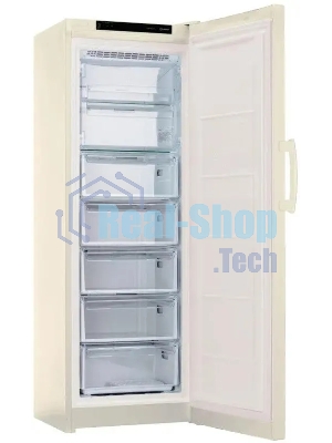 Морозильная камера Indesit DFZ 5175 E, бежевый, 250л, 5 ящиков